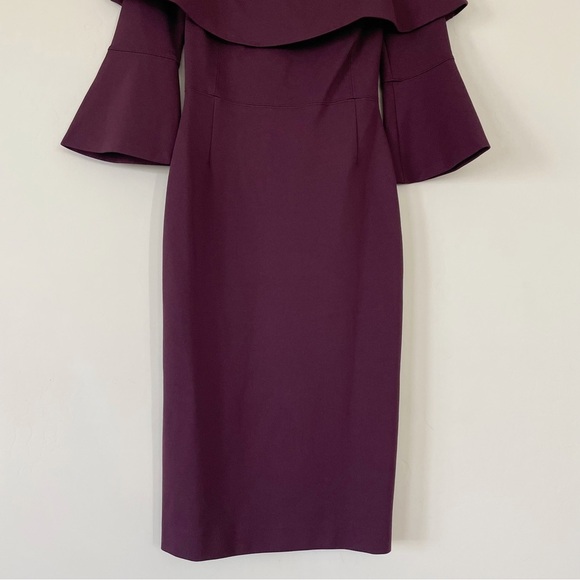 Babaton Aritzia Giovanni midi dress Off the Shoulder Ruffle - Picture 5 of 12